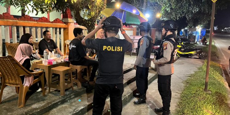 Tim RAGA Polres Kuansing Intensifkan Patroli Malam, Kapolres Tekankan Upaya Preventif Jaga Kamtibmas