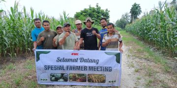 Dukung Ketahanan Pangan, Polsek Bukitraya jalin Kaloborasi Dengan Formulator FMC Group ; Tingkatkan produktivitas pertanian & perkuat kemandirian pangan masyarakat