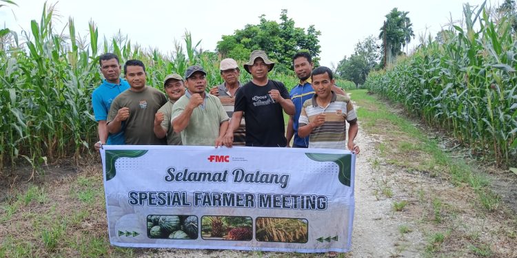 Dukung Ketahanan Pangan, Polsek Bukitraya jalin Kaloborasi Dengan Formulator FMC Group ; Tingkatkan produktivitas pertanian & perkuat kemandirian pangan masyarakat