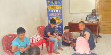 Program JALUR, Polres Kuansing Berikan Pelayanan Kesehatan Gratis bagi Anak Panti Asuhan