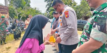 Kapolres Kampar Hadiri Doa Bersama Peresmian Pembangunan 3 Jembatan Merah Putih Presisi, Dukung Kemudahan Akses Dan Kemakmuran Masyarakat