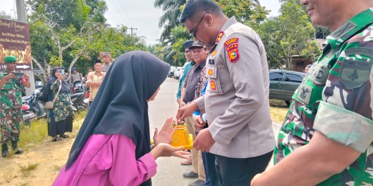 Kapolres Kampar Hadiri Doa Bersama Peresmian Pembangunan 3 Jembatan Merah Putih Presisi, Dukung Kemudahan Akses Dan Kemakmuran Masyarakat