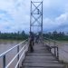 Jembatan Merah Putih Presisi Penghubung Desa Pintu Gobang- Desa Bandar Alai Kari di percepat pengerjaannya.