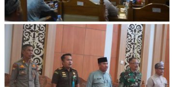 Perkuat Sinergitas Forkopimda, Kasdim 0322/Siak Hadiri Rapat Paripurna DPRD Kabupaten Siak