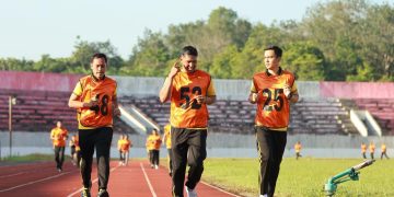 Kapolres Kuantan Singingi Ikut Serta Kesamaptaan Jasmani Bersama Ratusan Personel