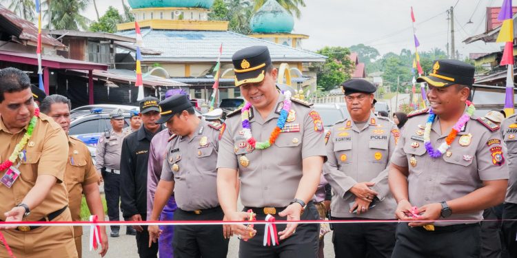 Polda Riau dan Pemkab Rohul Resmikan Desa Rambah Hilir Sebagi Kampung Tangguh Anti Narkoba 2026