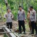 Kapolres Kuantan Singingi Tinjau Pembangunan Jembatan Merah Putih di Kuantan Tengah dan Sentajo Raya