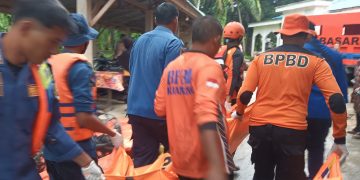 Polsek Pangean Bersama Tim Gabungan Temukan Korban Tenggelam di Sungai Kuantan Setelah Pencarian Semalaman