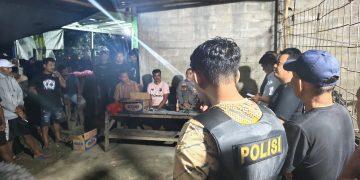 TIM RAGA DAN PAMAPTA III POLRES KAMPAR PATROLI MALAM, ANTISIPASI GANGGUAN & JAGA KEAMANAN PASCA KEJADIAN PENGANIAAYAN DI PT AGRINAS PALMA NUSANTARA