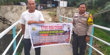 Polsek Jajaran Polres Kuansing Intensifkan Pantroli dan Sosialisasi Cegah Karhutla