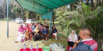 Polsek Ukui Gelar Doa Bersama Renovasi Jembatan Presisi di Silikuan Hulu: Wujud Polri Dekat dengan Rakyat