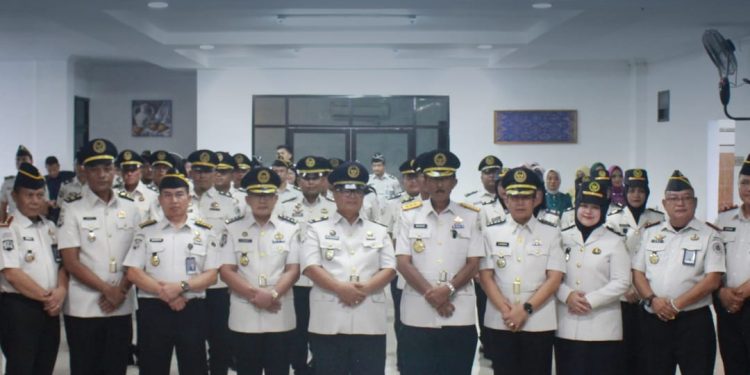 Mengemban Amanah Baru, Tiga Pejabat Struktural Lapas Narkotika Rumbai Dilantik Pada Kanwil Ditjenpas Riau
