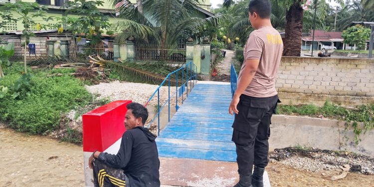 Jembatan Merah Putih Presisi di Desa Logas Rampung 100 Persen, Siap Dimanfaatkan Warga
