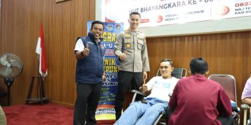 Polres Kuansing Gelar Donor Darah dan Bakti Sosial, Kapolres: Setetes Darah Mengalirkan Harapan bagi Sesama