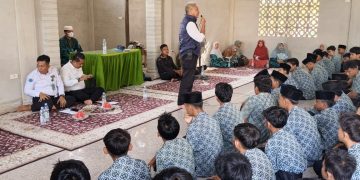 Sat Resnarkoba Polres Kampar Gandeng BNK Kampar – Sosialisasi Pencegahan Narkoba Di MTS N Desa Sawah
