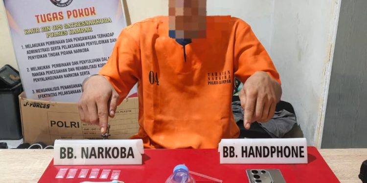 Sat Narkoba Tangkap Pengedar Narkoba Dari Desa Lubuk Siam