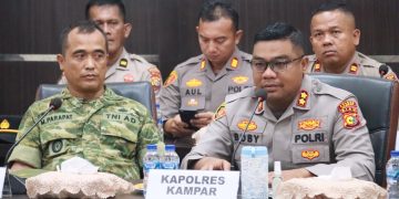 Polres Kampar Rakor Siapkan Apel Akbar Karhutla
