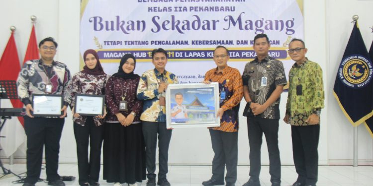 Penuh Haru dan Kebersamaan, Lapas Pekanbaru Lepas Peserta Magang Batch II