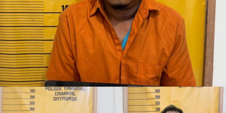Pelaku Curanmor dan Penadah Ditangkap Polsek Tambang