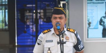 Kepala Seksi Administrasi Kamtib Pimpin dan Berikan Amanat Apel Pagi Lapas Narkotika Rumbai