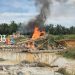 Polsek Kuantan Mudik Tertibkan 6 Rakit PETI di Areal PT KTBM
