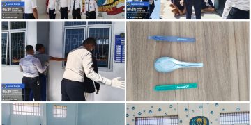 Razia Rutin LPKA Kelas II Pekanbaru Dipimpin Kasi Wasgakin Syofri Mulyadi