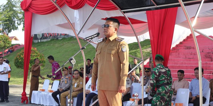 Polres Pelalawan Gelar Apel Siaga Karhutla, Bupati Zukri: Siapkan Fisik dan Alat Hadapi Musim Kemarau
