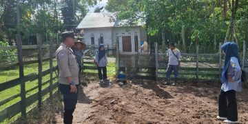 Polsek Benai Dukung Ketahanan Pangan, Persiapkan Penanaman Jagung Pipil di Desa Simandolak