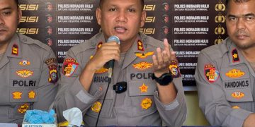 Polres Inhu Bongkar Pencurian 64 Sepeda Motor, Kapolres Gelar Konferensi Pers