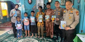 Polresta Pekanbaru Tindak Lanjuti Program Pro Rakyat “Polri Untuk Masyarakat” Melalui Program JALUR di Pesisir Sungai Siak