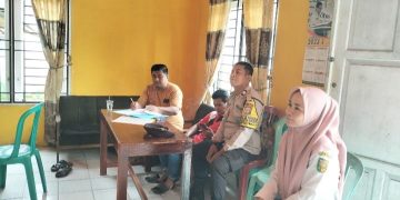 Dukung Ketahanan Pangan, Polsek Benai Koordinasi Penanaman Jagung Pipil di Desa Jalur Patah.