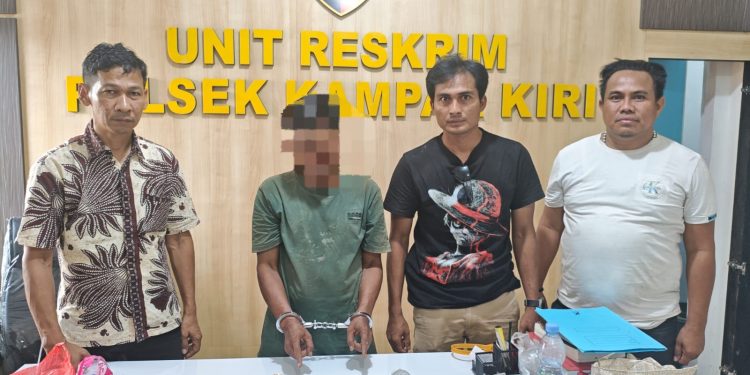 Polsek Kampar Kiri Ungkap Kasus Narkotika – 10,91 Gram Sabu-sabu Ditemukan, 1 Tersangka Diamankan