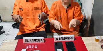 Polres Kampar Tangkap Sepasang Kekasih, Miliki Sabu-sabu