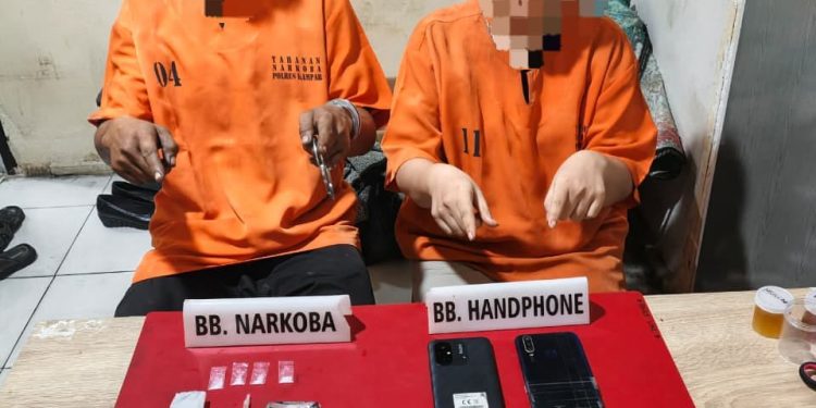 Polres Kampar Tangkap Sepasang Kekasih, Miliki Sabu-sabu