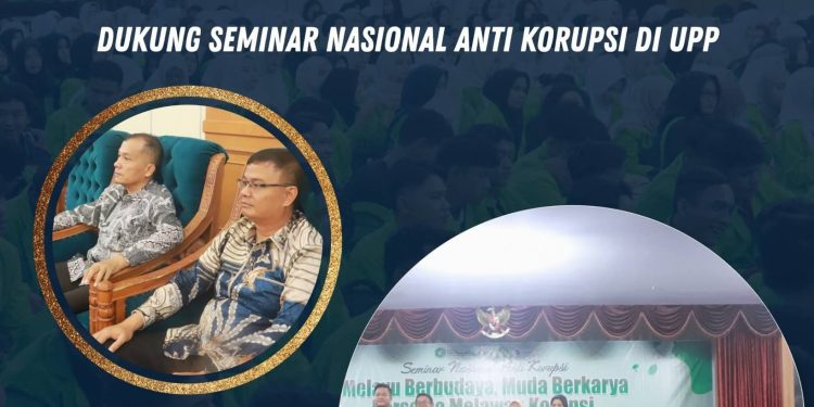 LAPAS PASIR PANGARAYAN DUKUNG SEMINAR NASIONAL ANTI KORUPSI DI UPP