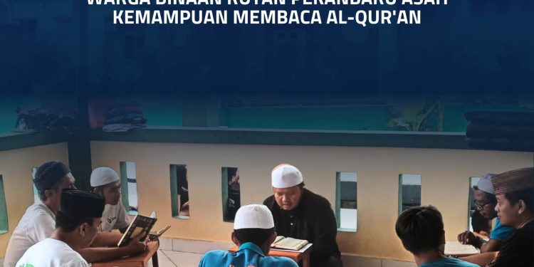 Pembinaan Keagamaan Berkelanjutan, Warga Binaan Rutan Pekanbaru Asah Kemampuan Membaca Al-Qur’an