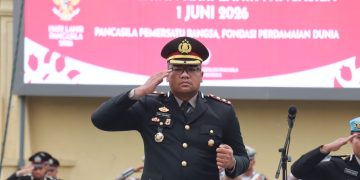 Polres Kampar Gelar Upacara Bendera Peringatan Hari Lahir Pancasila Tahun 2026