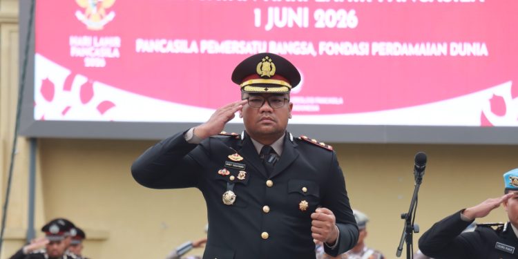 Polres Kampar Gelar Upacara Bendera Peringatan Hari Lahir Pancasila Tahun 2026