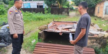 Polsek Sukajadi melakukan Pengecekan Budidaya Ikan Nila Warga Binaan Dalam Rangka mendukung Program Ketahanan Pangan