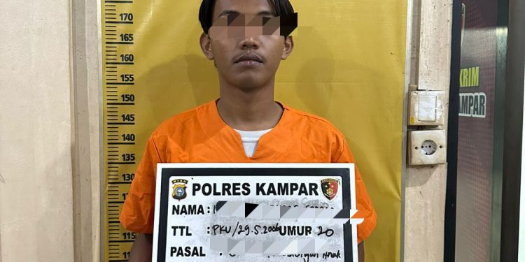 Polres Kampar Tangkap Pria 20 Tahun Terkait Pencabulan, Begini Kronologisnya