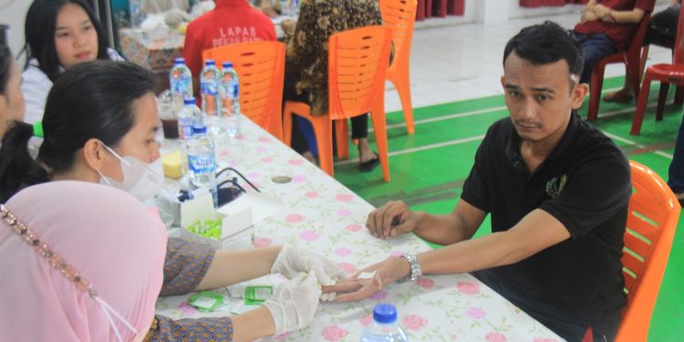 Lapas Pekanbaru Lanjutkan Program CKG, Warga Binaan Antusias Ikuti Pemeriksaan