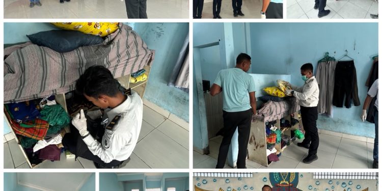 LPKA Kelas II Pekanbaru Gelar Razia Rutin di Hari Jumat untuk Ciptakan Lingkungan Aman dan Tertib