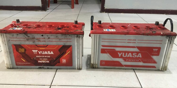 Gerak Cepat, Polsek Ujung Batu Tangkap Pelaku Pencurian Aki Genset Bank Sarimadu