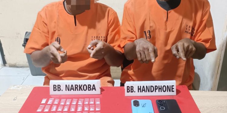 Polsek Tapung Berhasil Ungkap Peredaran Narkoba – 2 Tersangka Diamankan, 42 Paket Sabu Disita