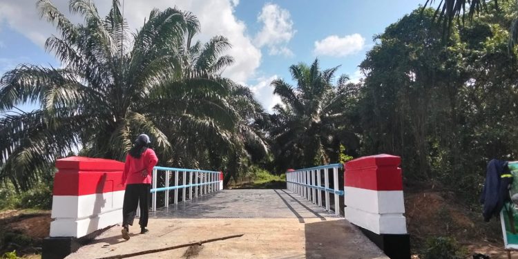 Jembatan Merah Putih Presisi Kuantan Singingi Rampung 100 Persen, Tingkatkan Akses Antar Desa