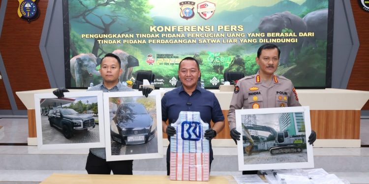 Dari Gading Gajah ke TPPU: Polda Riau Bongkar Aliran Dana Rp1,8 Miliar, Dua Tersangka Dimiskinkan