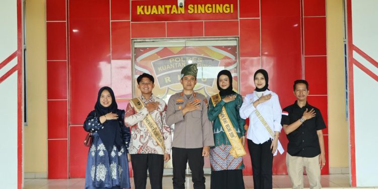 Kapolres Kuansing Ajak Duta Otonom Daerah Berkolaborasi Promosikan Potensi Daerah dan Cegah Kenakalan Remaja