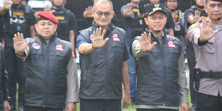 Satukan Langkah Perangi Narkoba Bersama, Kalapas Pekanbaru Hadiri Apel Kesiapsiagaan Satgas Anti Narkoba Kota Pekanbaru