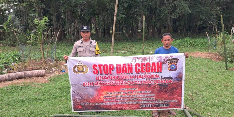 Polsek Jajaran Polres Kuansing Intensifkan Sosialisasi dan Patroli Karhutla