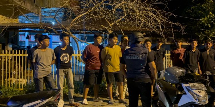 Tim RAGA Polres Kuansing Intensifkan Patroli Malam, Jaga Kamtibmas Tetap Aman dan Kondusif